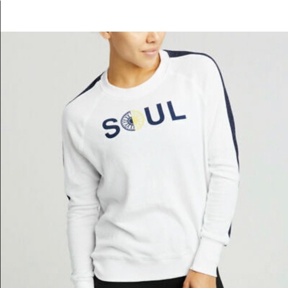 Soul cycle crew neck sweatshirt